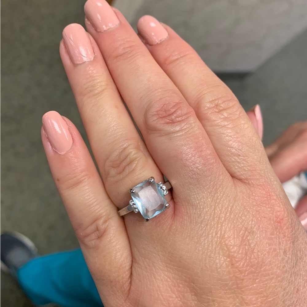 Aquamarine ring